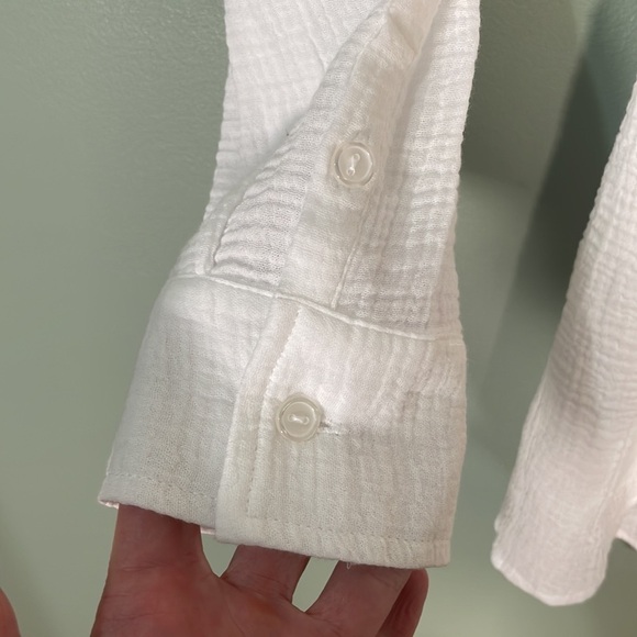 Andie The Corvo Button Up Top Cover Up White size XS S XL NWT - Picture 9 of 10